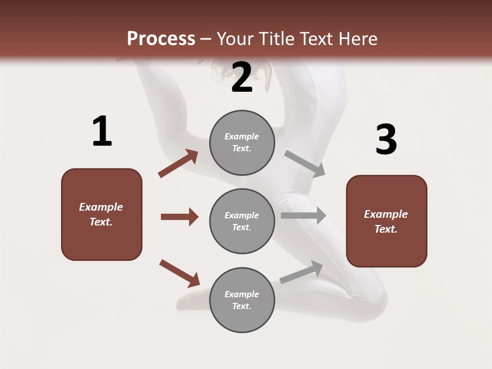 Flexibility Dance Sexy PowerPoint Template