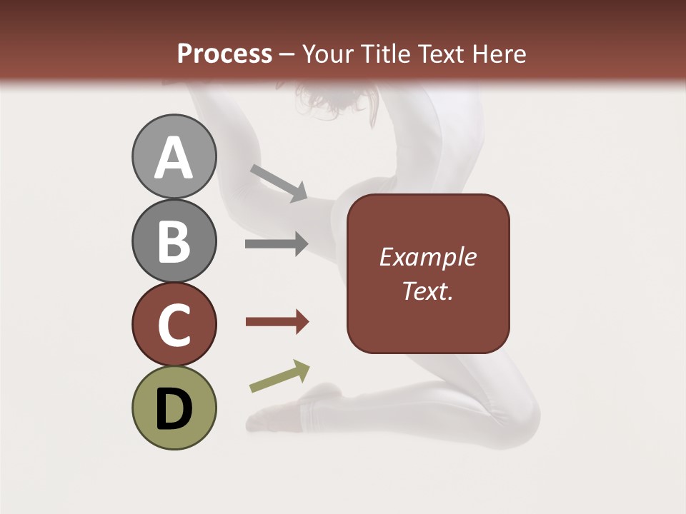 Flexibility Dance Sexy PowerPoint Template