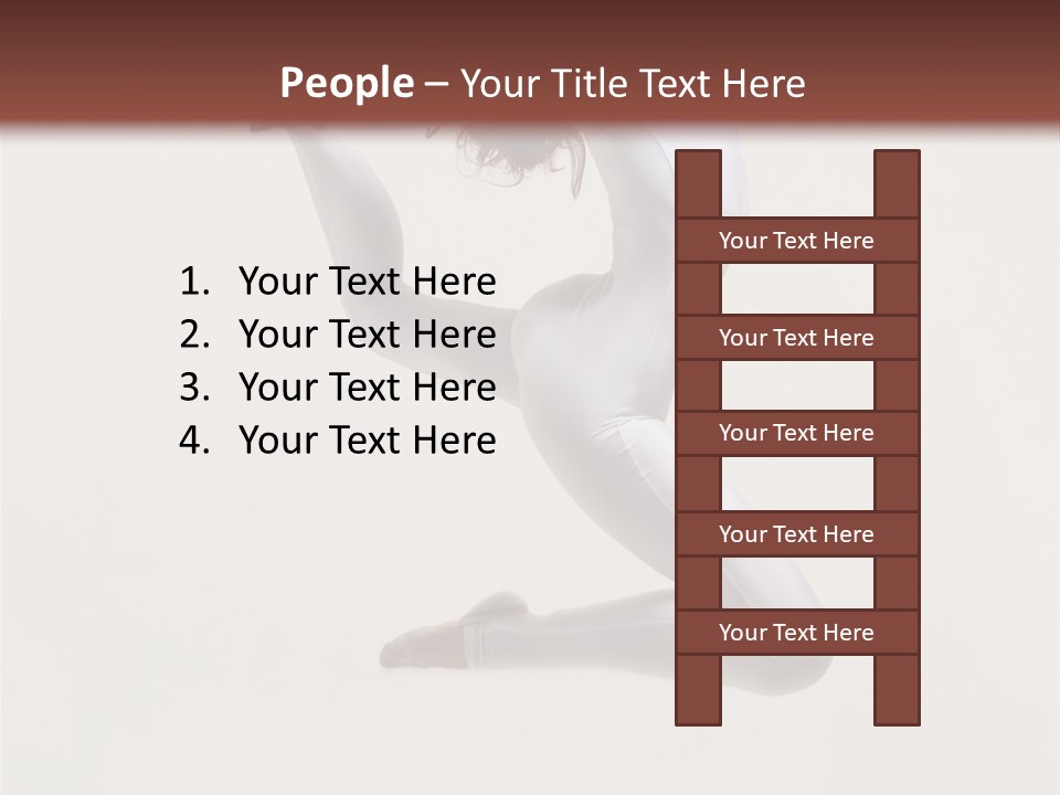 Flexibility Dance Sexy PowerPoint Template