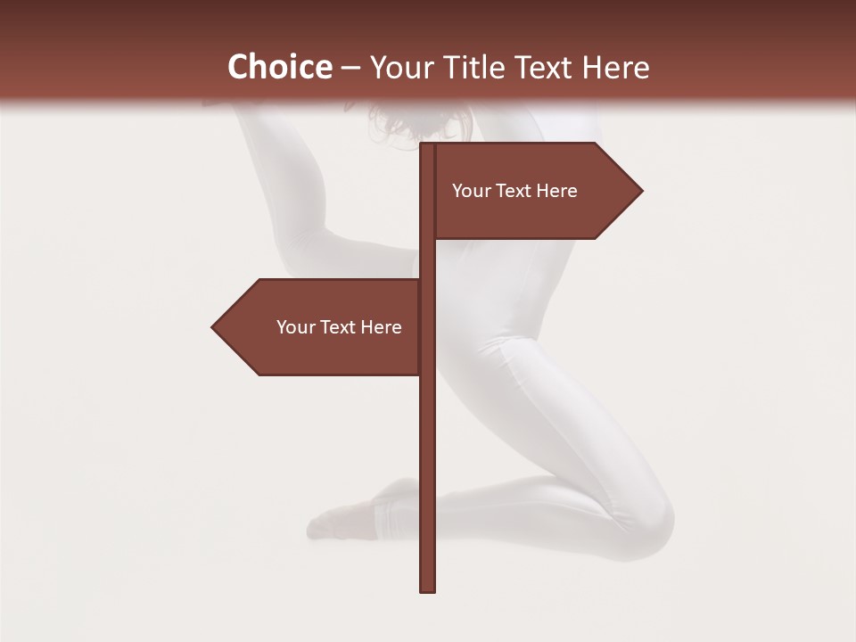 Flexibility Dance Sexy PowerPoint Template