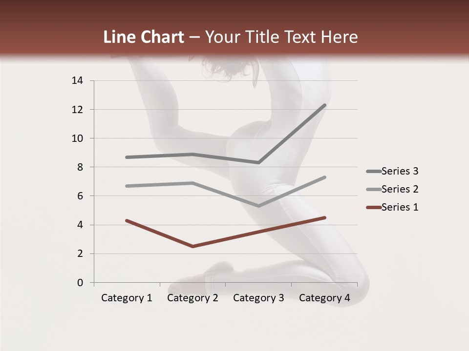 Flexibility Dance Sexy PowerPoint Template