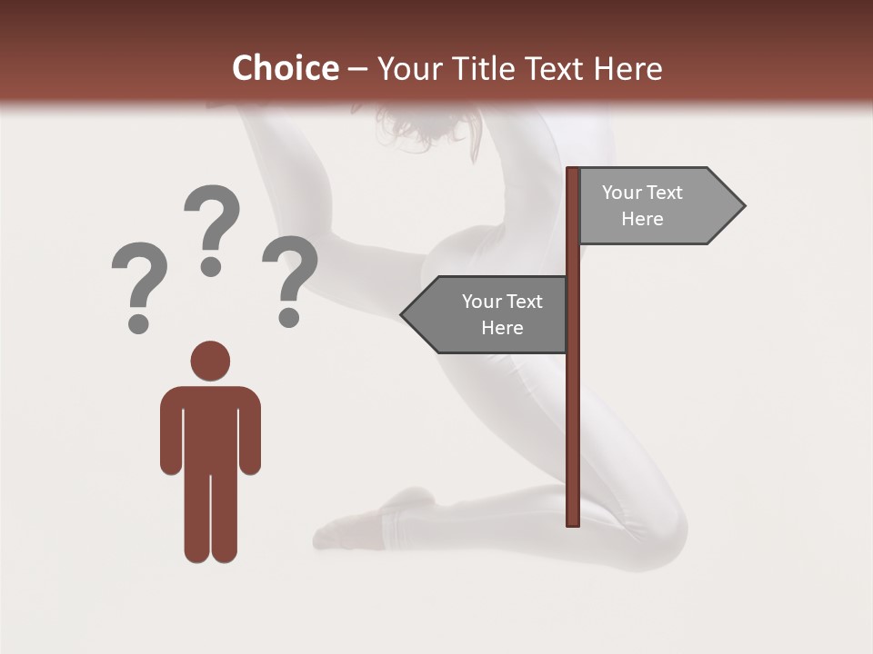 Flexibility Dance Sexy PowerPoint Template