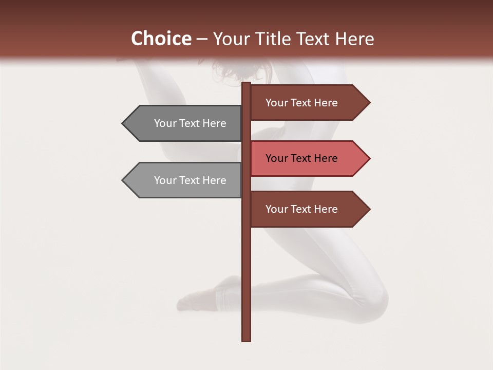 Flexibility Dance Sexy PowerPoint Template