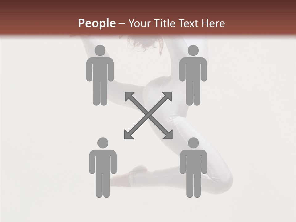 Flexibility Dance Sexy PowerPoint Template