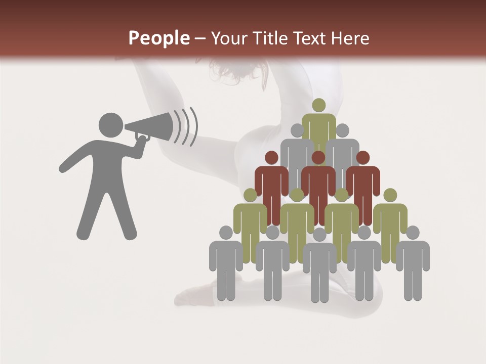 Flexibility Dance Sexy PowerPoint Template