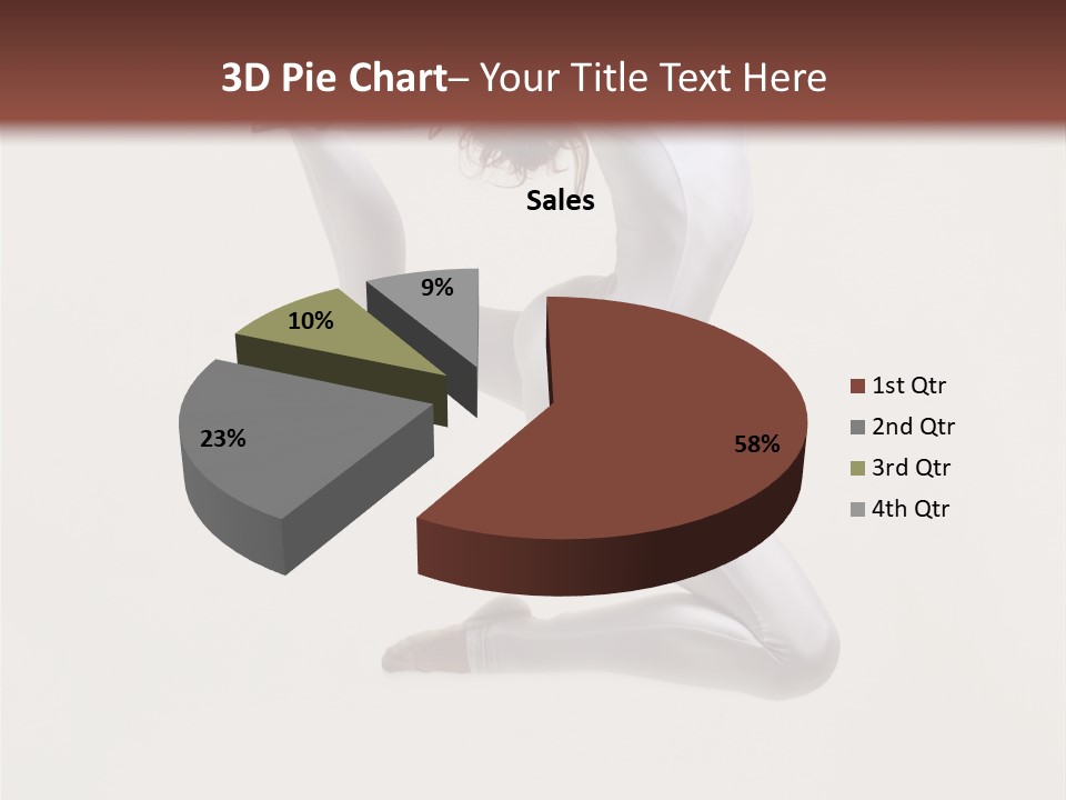 Flexibility Dance Sexy PowerPoint Template