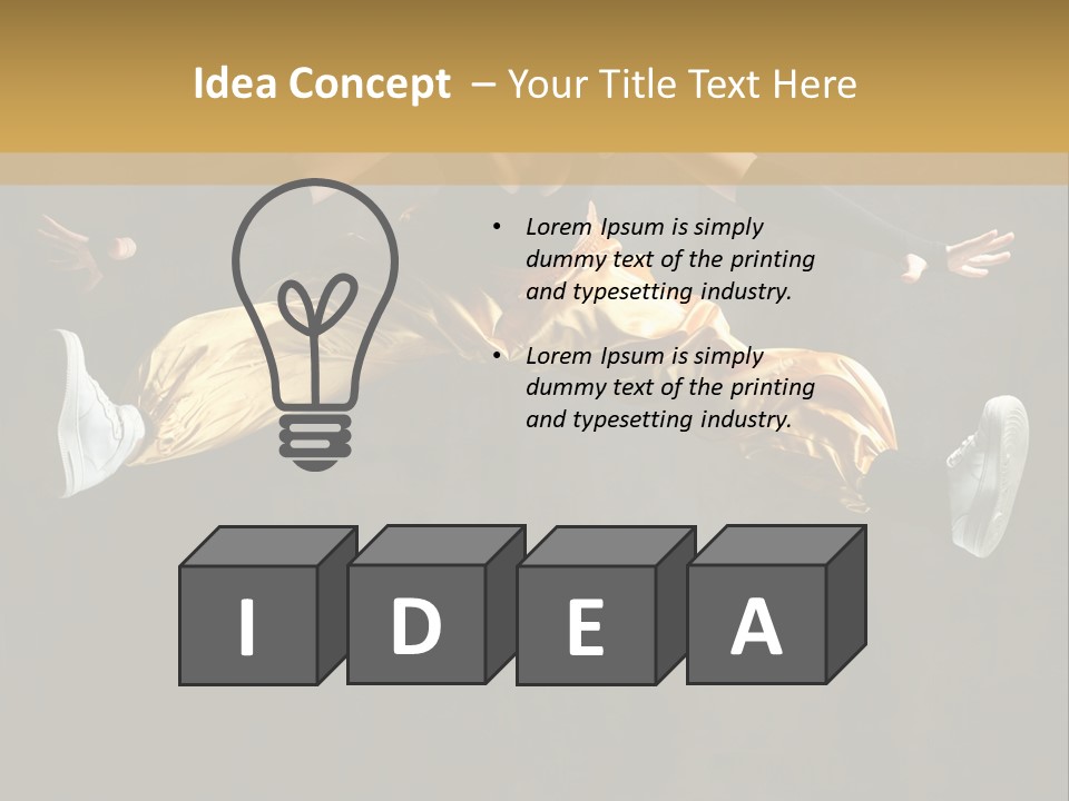Flexibility Behavior Acrobat PowerPoint Template
