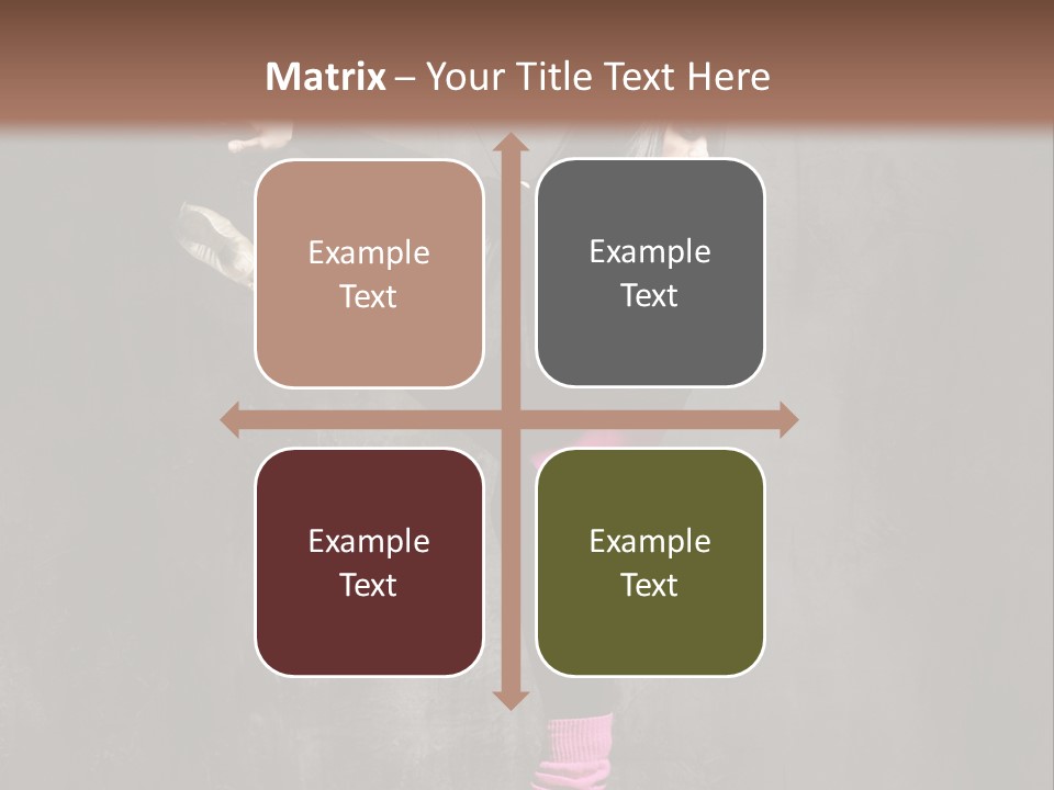 Fitness Woman Posing PowerPoint Template