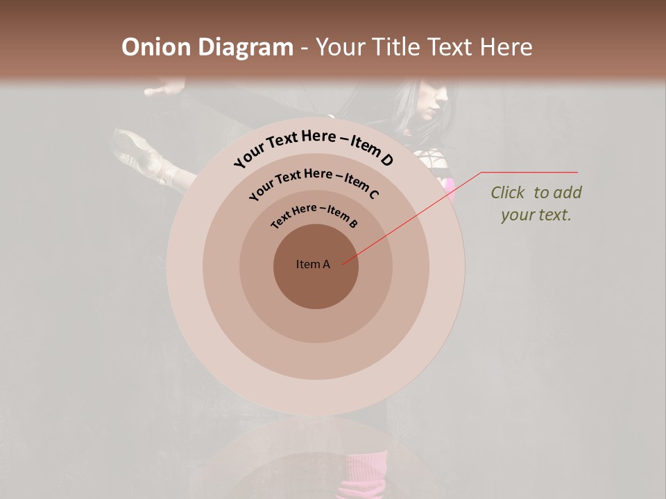 Fitness Woman Posing PowerPoint Template