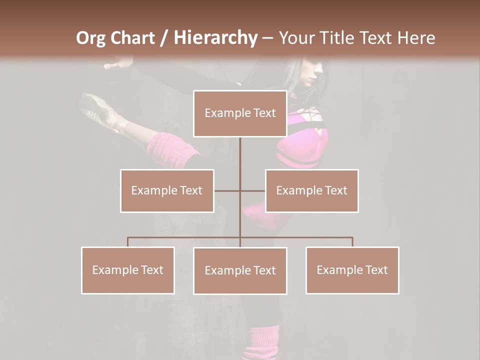 Fitness Woman Posing PowerPoint Template