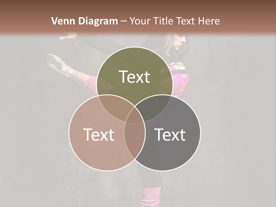 Fitness Woman Posing PowerPoint Template