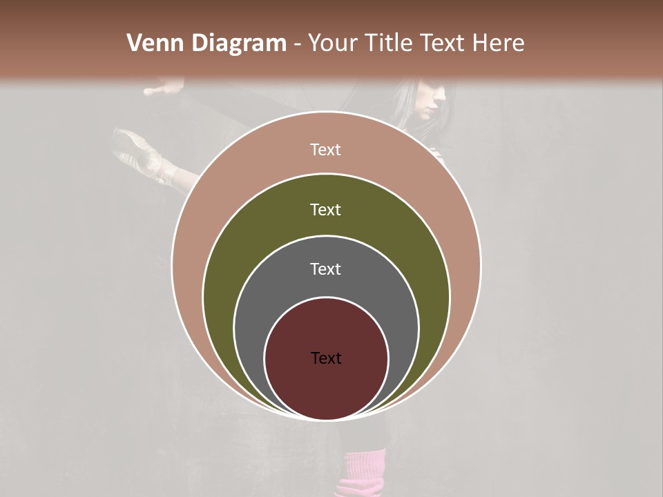 Fitness Woman Posing PowerPoint Template