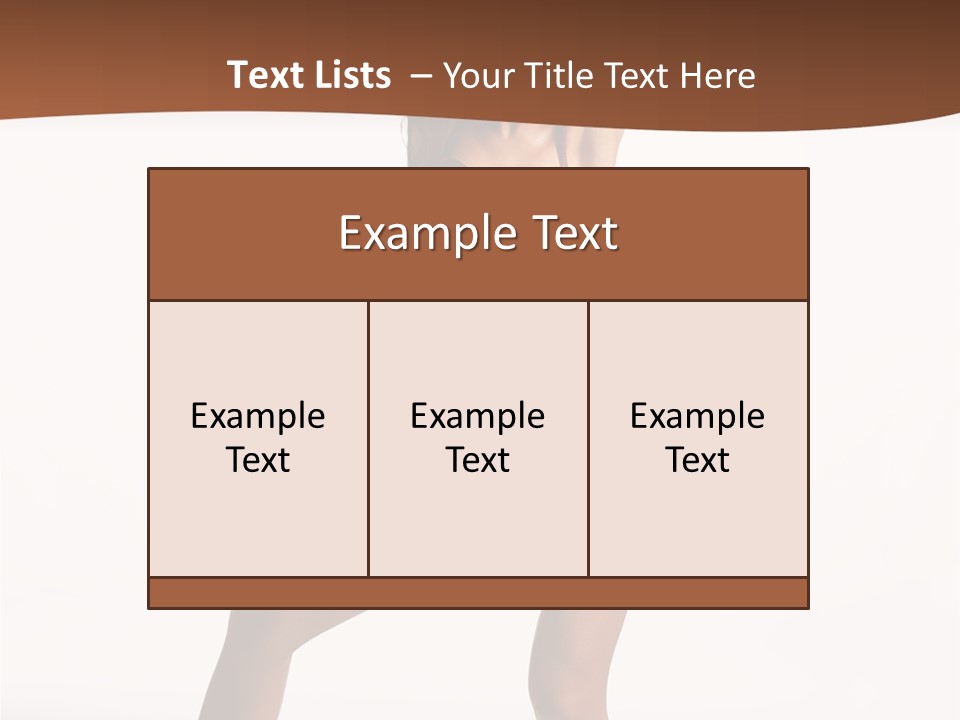 Behavior Exercise Voluptous PowerPoint Template