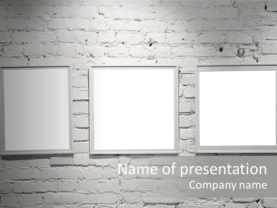 Wall Old Gallerie PowerPoint Template