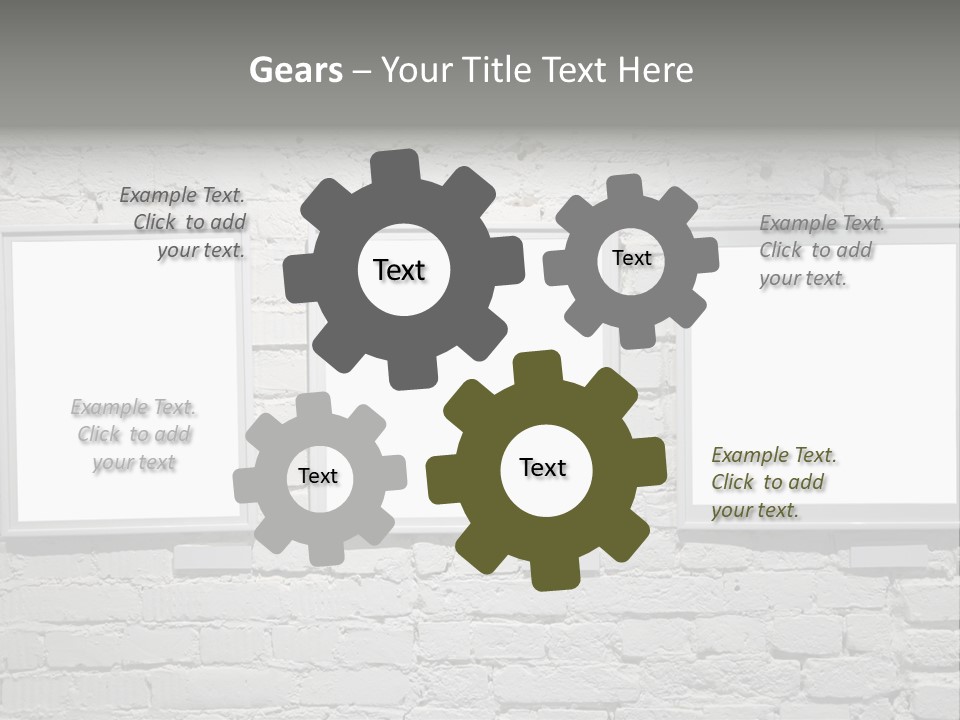 Wall Old Gallerie PowerPoint Template