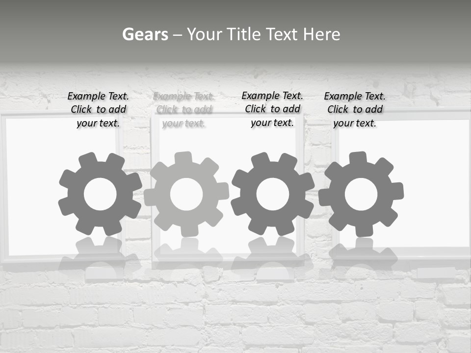 Wall Old Gallerie PowerPoint Template