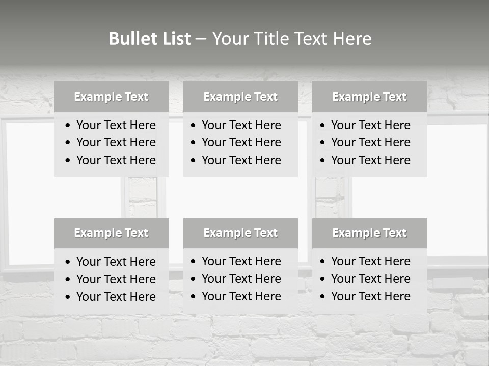 Wall Old Gallerie PowerPoint Template