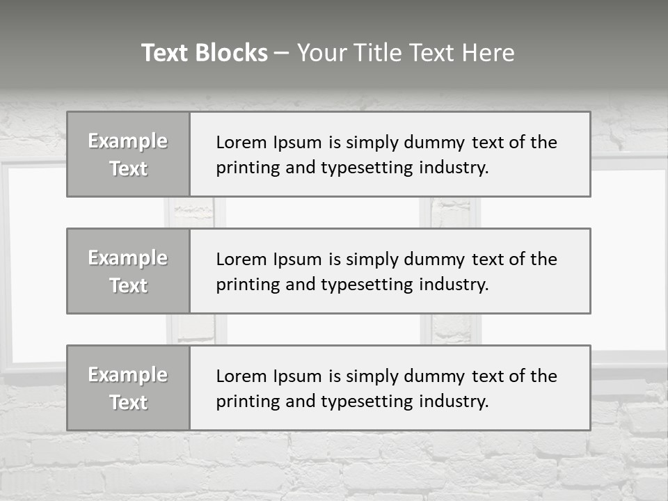 Wall Old Gallerie PowerPoint Template