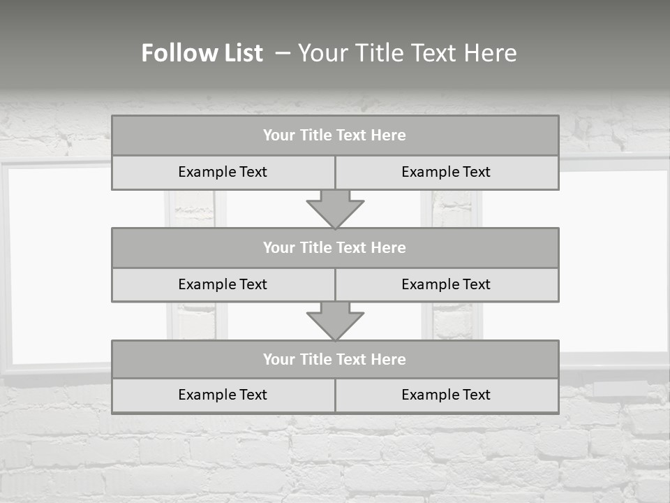 Wall Old Gallerie PowerPoint Template