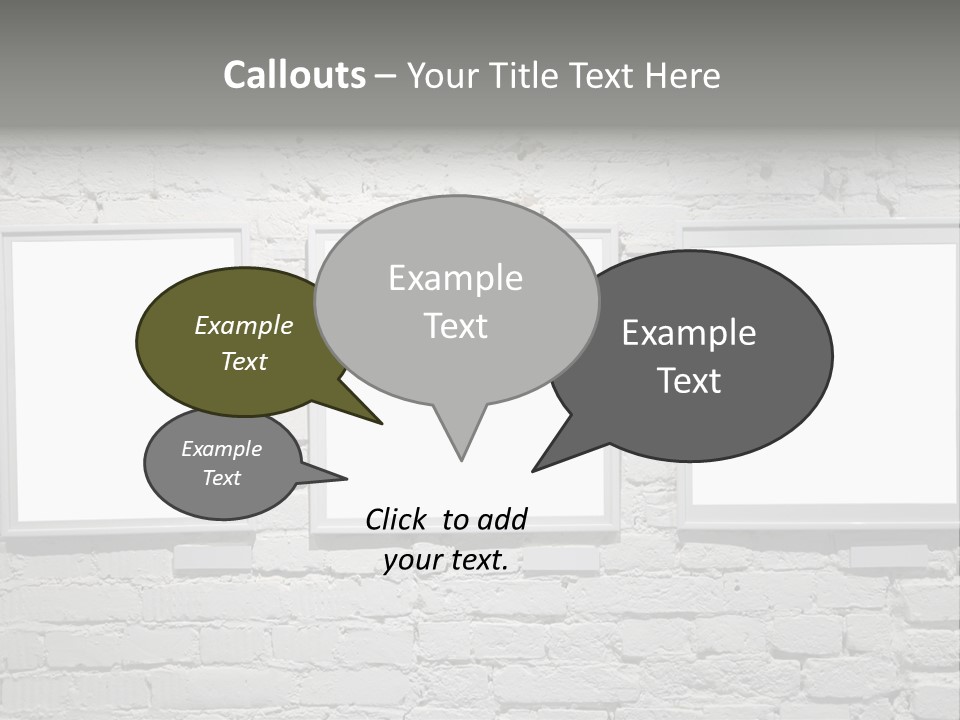 Wall Old Gallerie PowerPoint Template