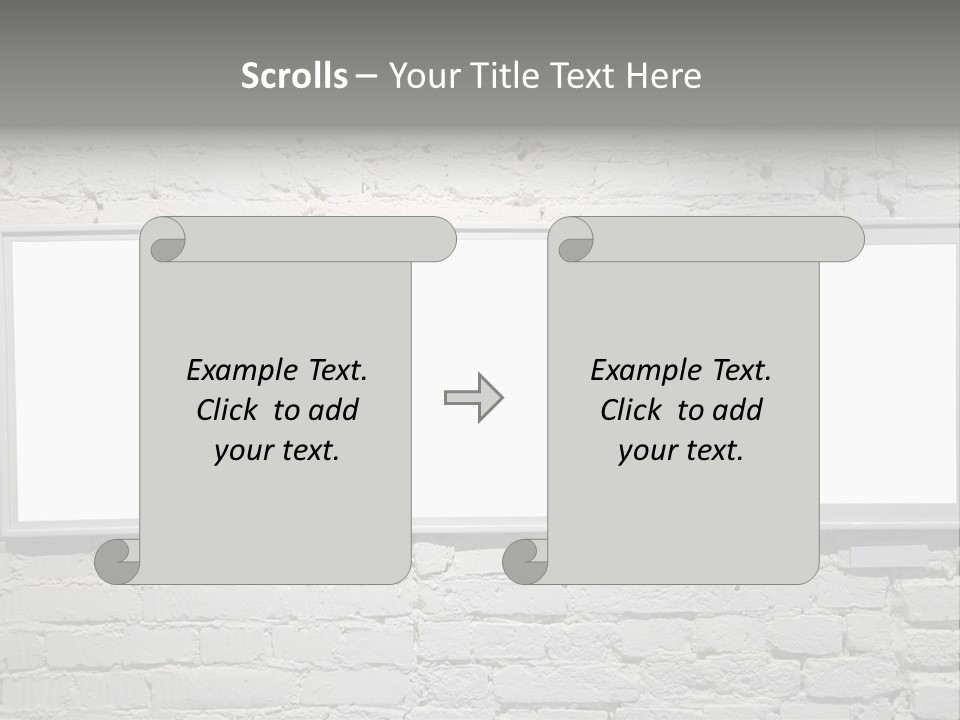 Wall Old Gallerie PowerPoint Template