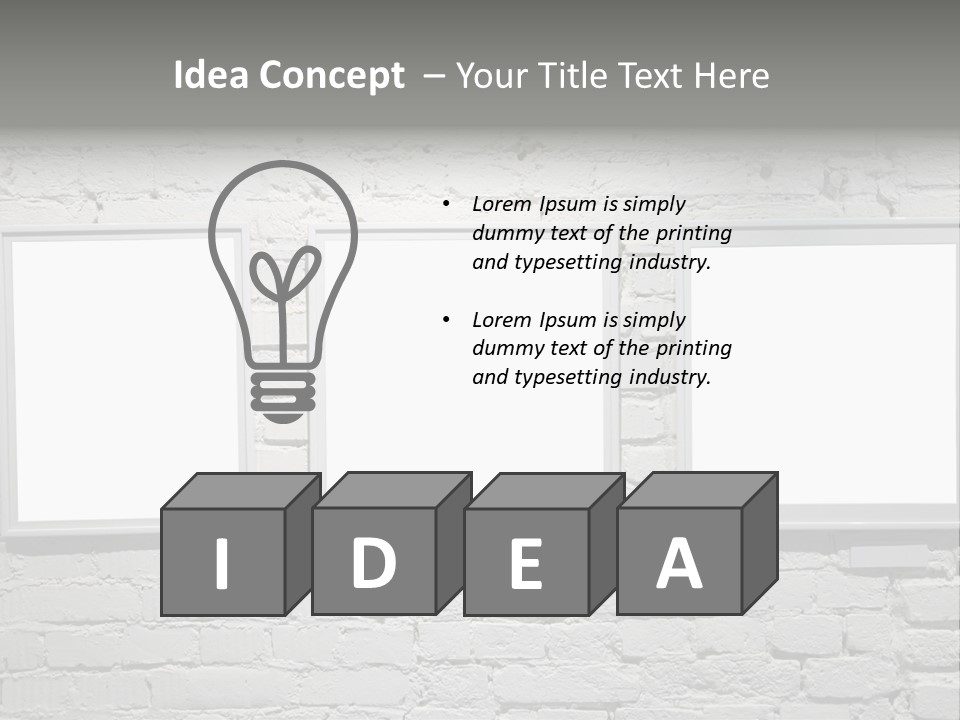 Wall Old Gallerie PowerPoint Template