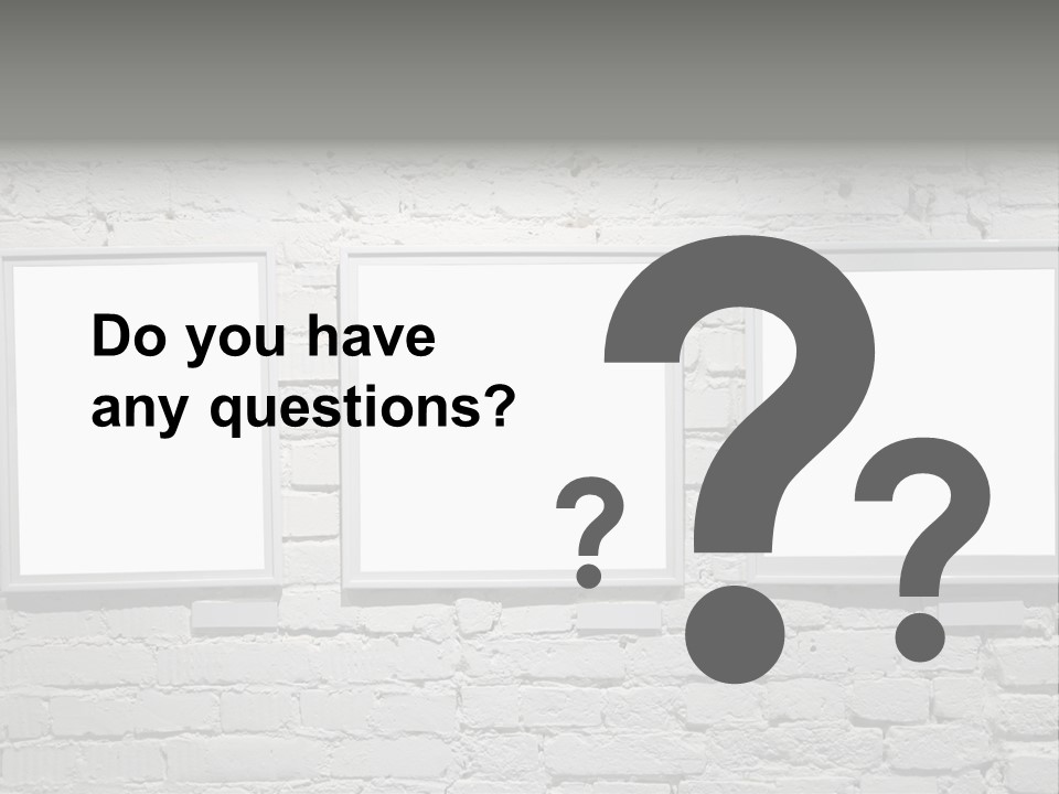 Wall Old Gallerie PowerPoint Template