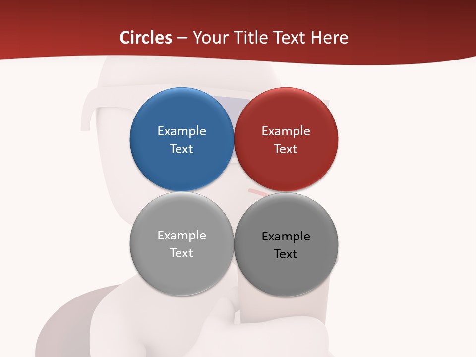 Film Futuristic Guy PowerPoint Template