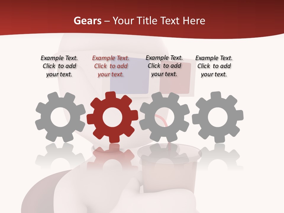 Film Futuristic Guy PowerPoint Template