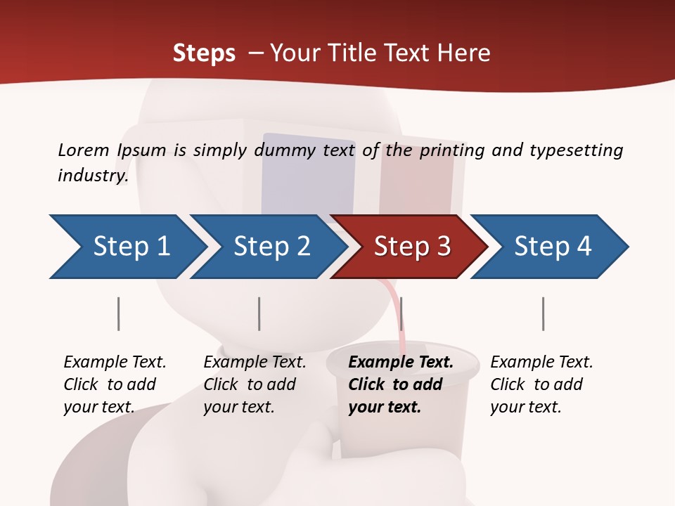 Film Futuristic Guy PowerPoint Template