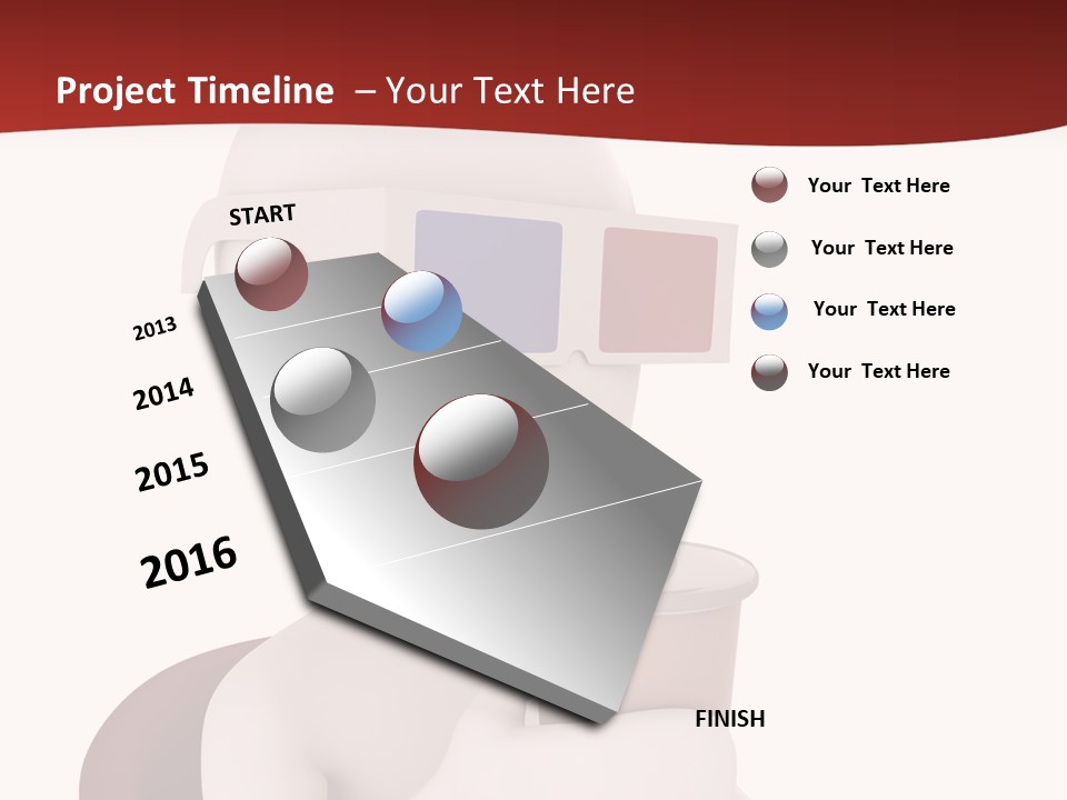 Film Futuristic Guy PowerPoint Template