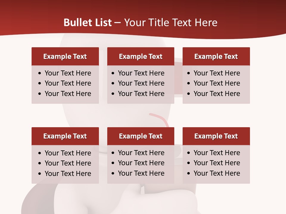 Film Futuristic Guy PowerPoint Template