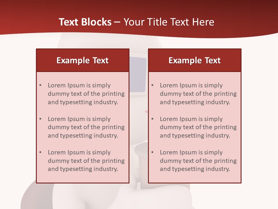 Film Futuristic Guy PowerPoint Template