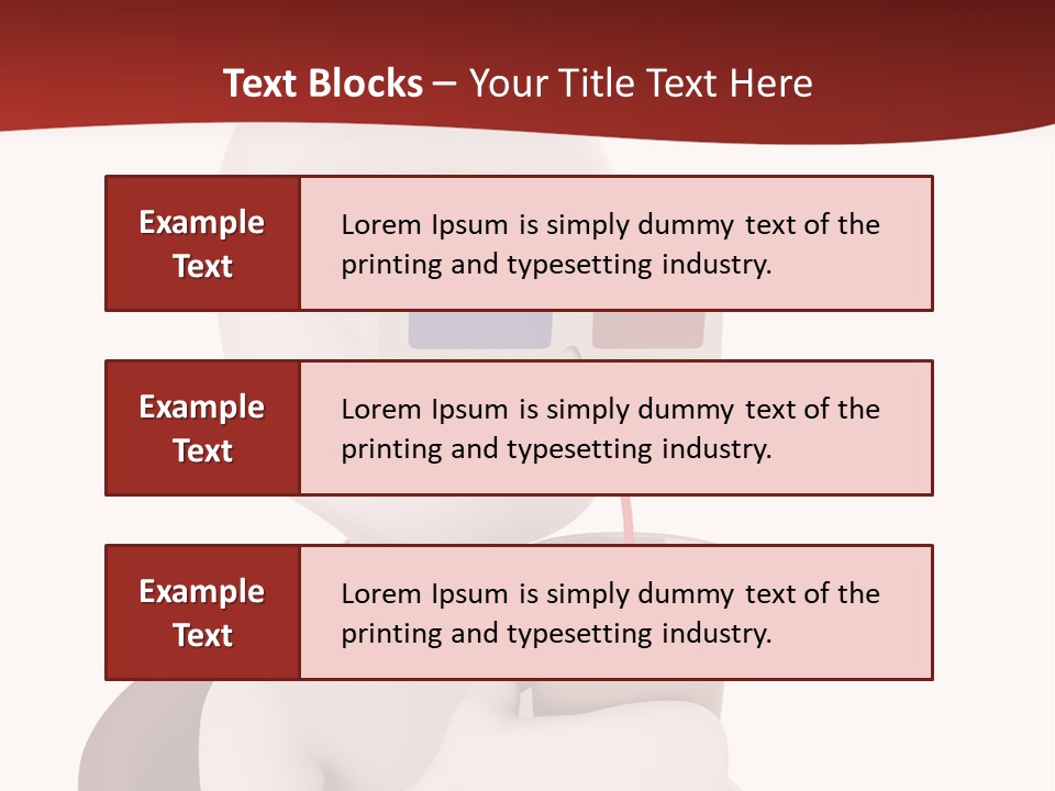 Film Futuristic Guy PowerPoint Template