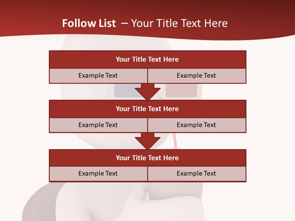 Film Futuristic Guy PowerPoint Template