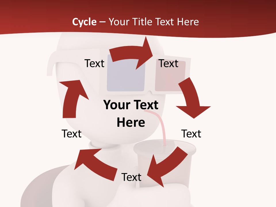 Film Futuristic Guy PowerPoint Template