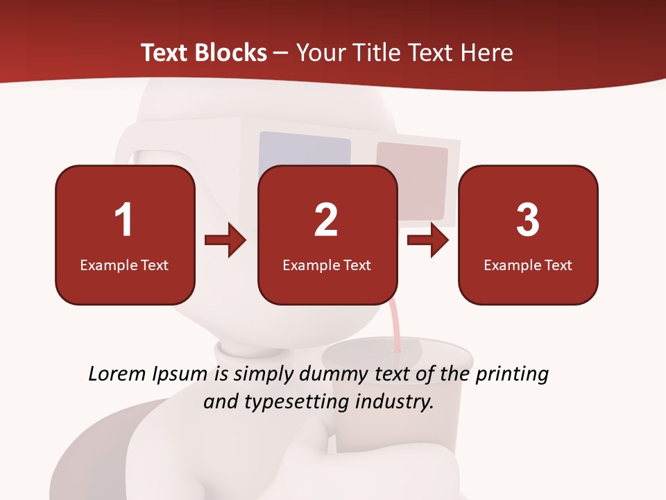 Film Futuristic Guy PowerPoint Template