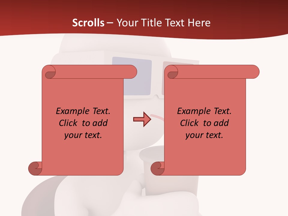 Film Futuristic Guy PowerPoint Template
