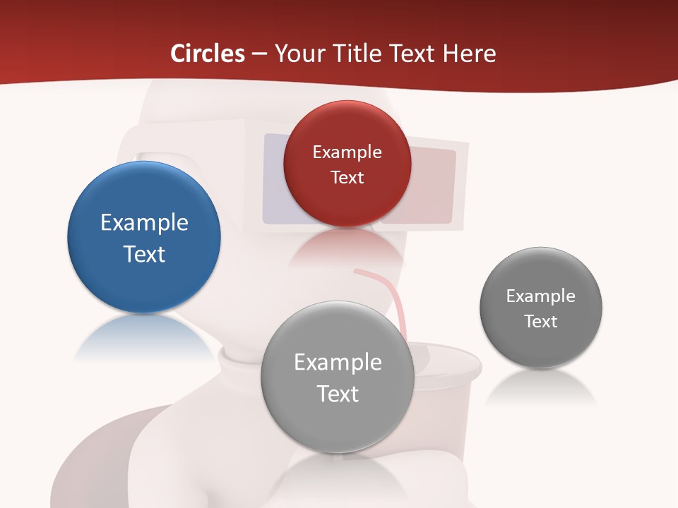 Film Futuristic Guy PowerPoint Template