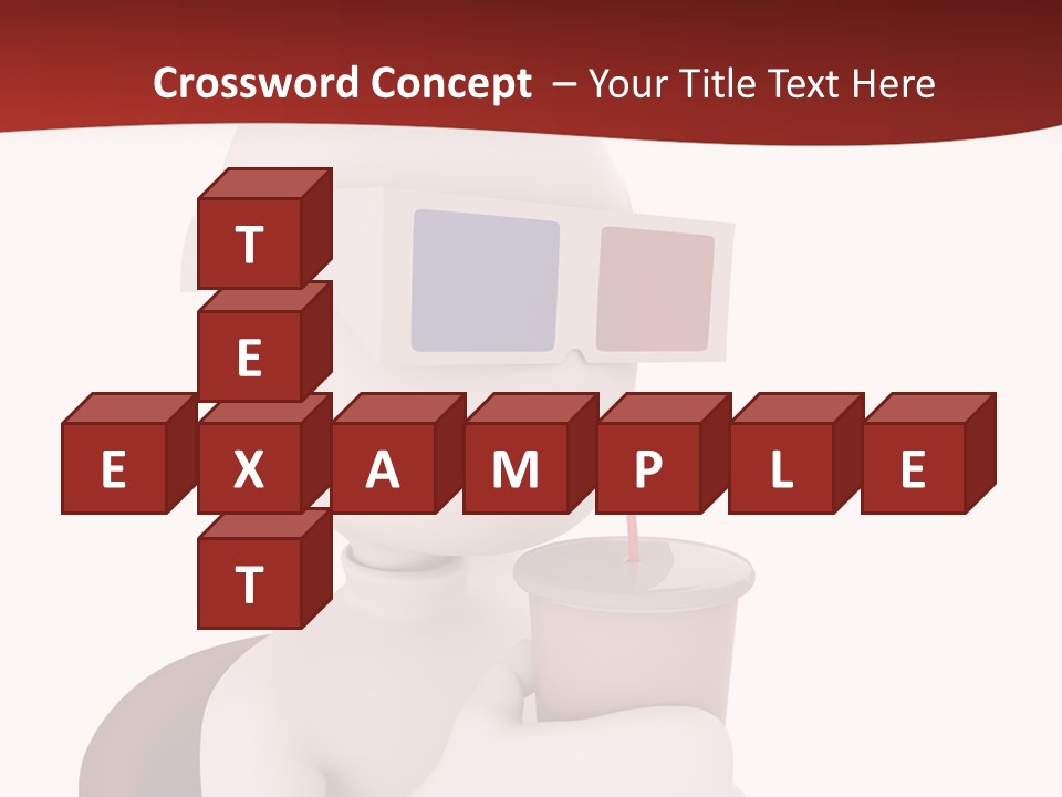 Film Futuristic Guy PowerPoint Template