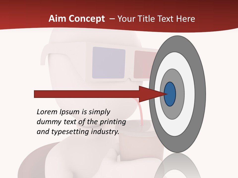 Film Futuristic Guy PowerPoint Template