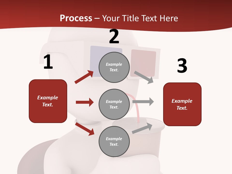 Film Futuristic Guy PowerPoint Template