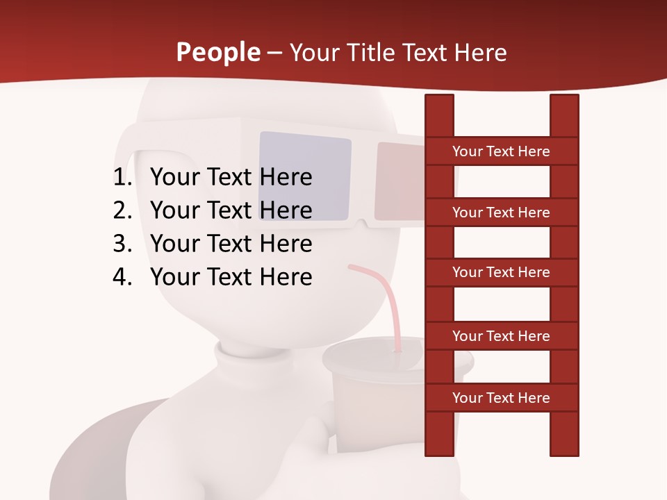 Film Futuristic Guy PowerPoint Template