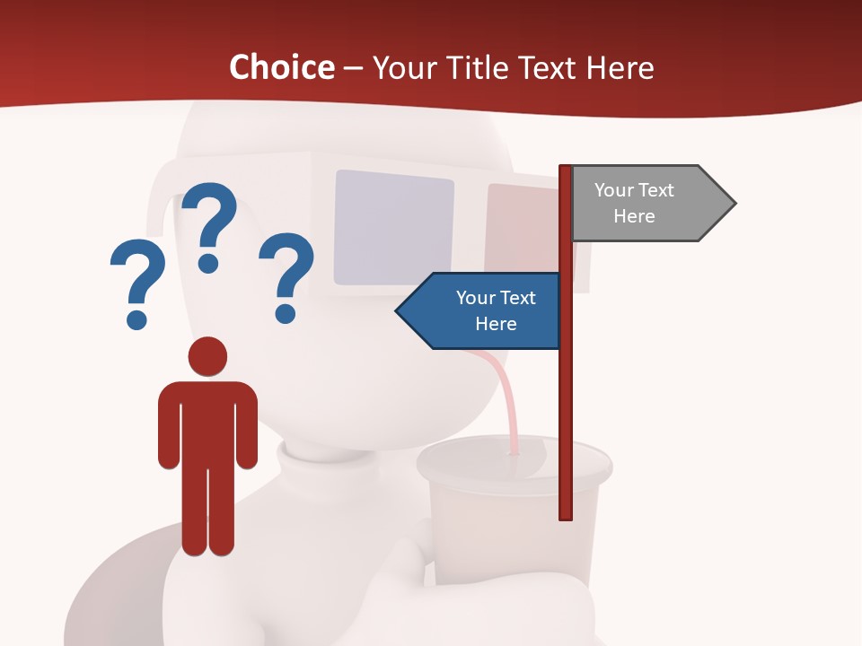 Film Futuristic Guy PowerPoint Template