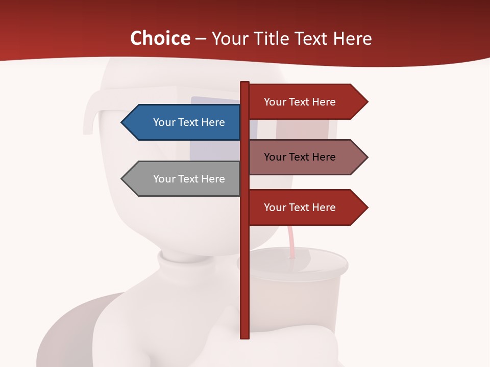 Film Futuristic Guy PowerPoint Template