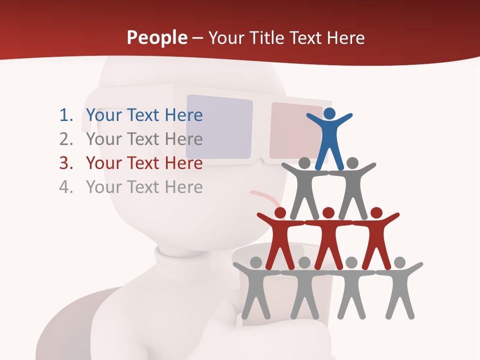 Film Futuristic Guy PowerPoint Template