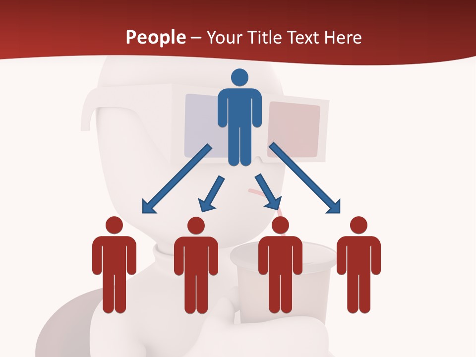 Film Futuristic Guy PowerPoint Template