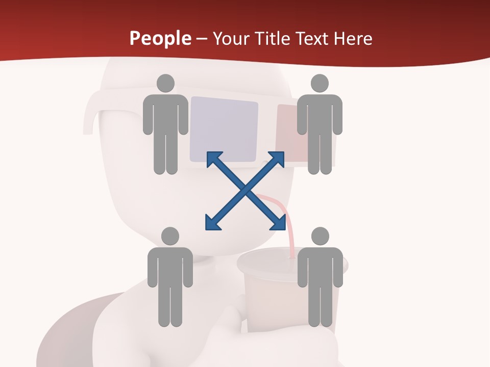 Film Futuristic Guy PowerPoint Template