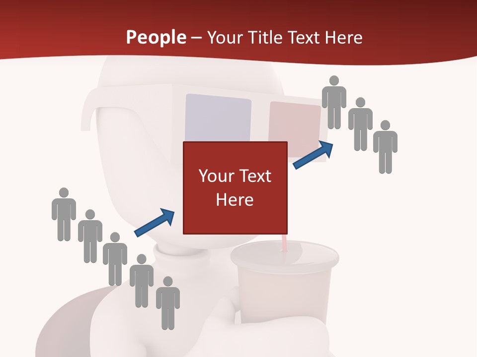 Film Futuristic Guy PowerPoint Template