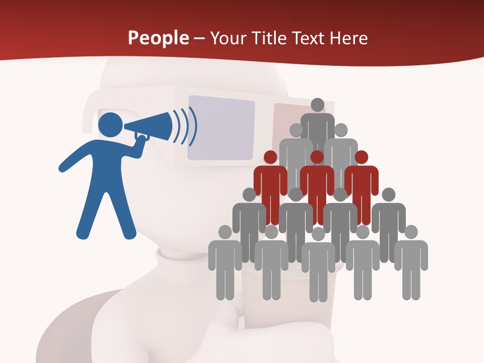 Film Futuristic Guy PowerPoint Template